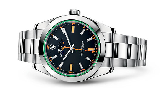 Rolex Milgauss 116400GV Replica Watches With Stainless Steel Case